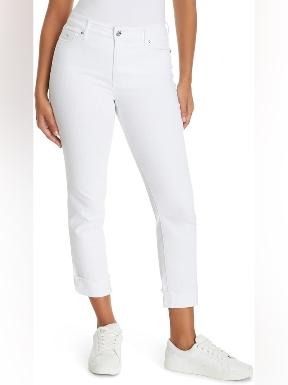 NWT – Nine West Gamercy Crop – White – Size 10
